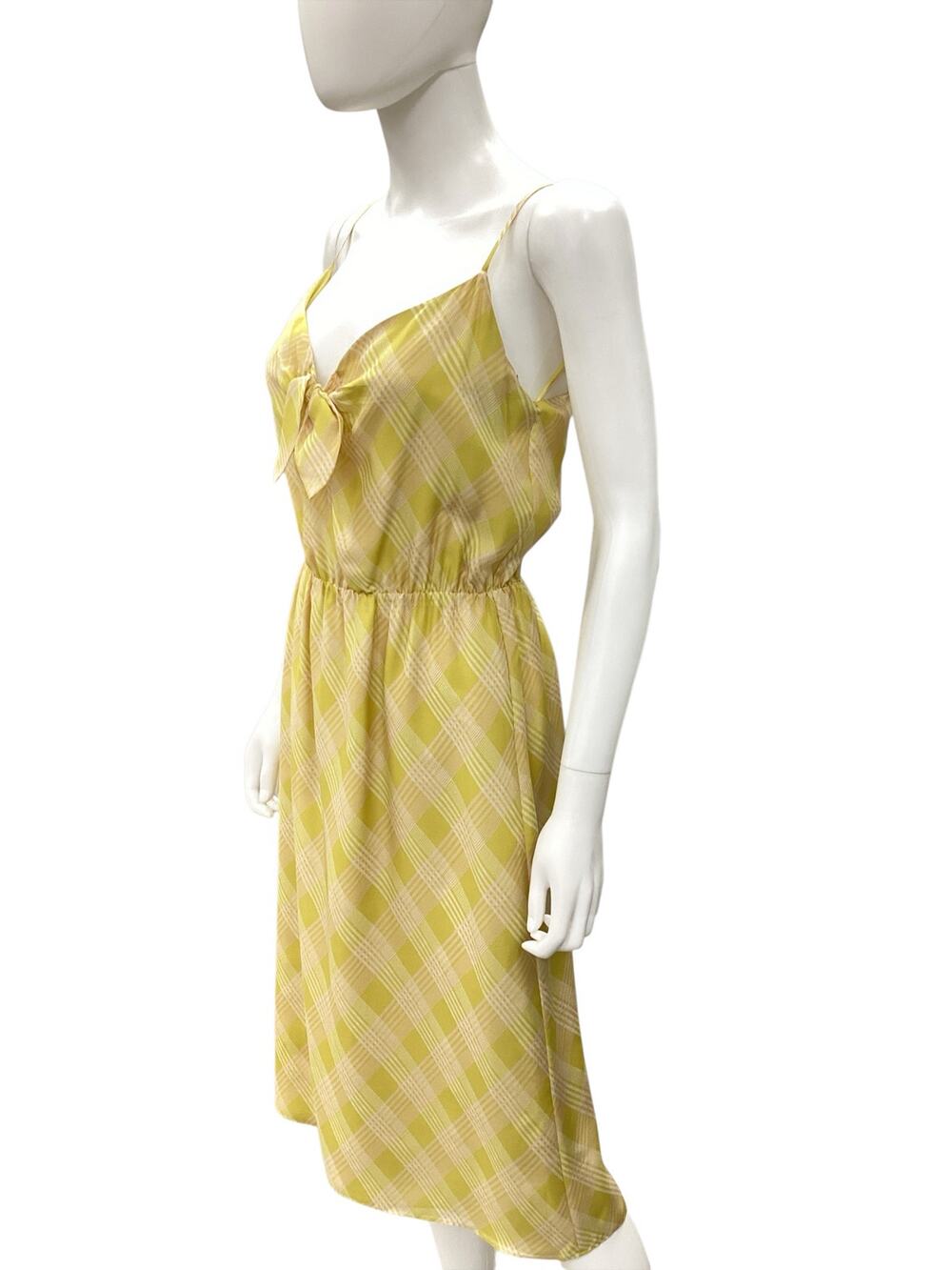 NWT Joie Dress Women’s Size S Spaghetti Straps V-Neck Lightweight Yellow